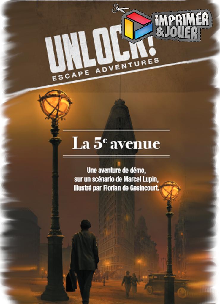 Unlock : La 5eme avenue : Print & Play | Demaegd, Cyril. Auteur