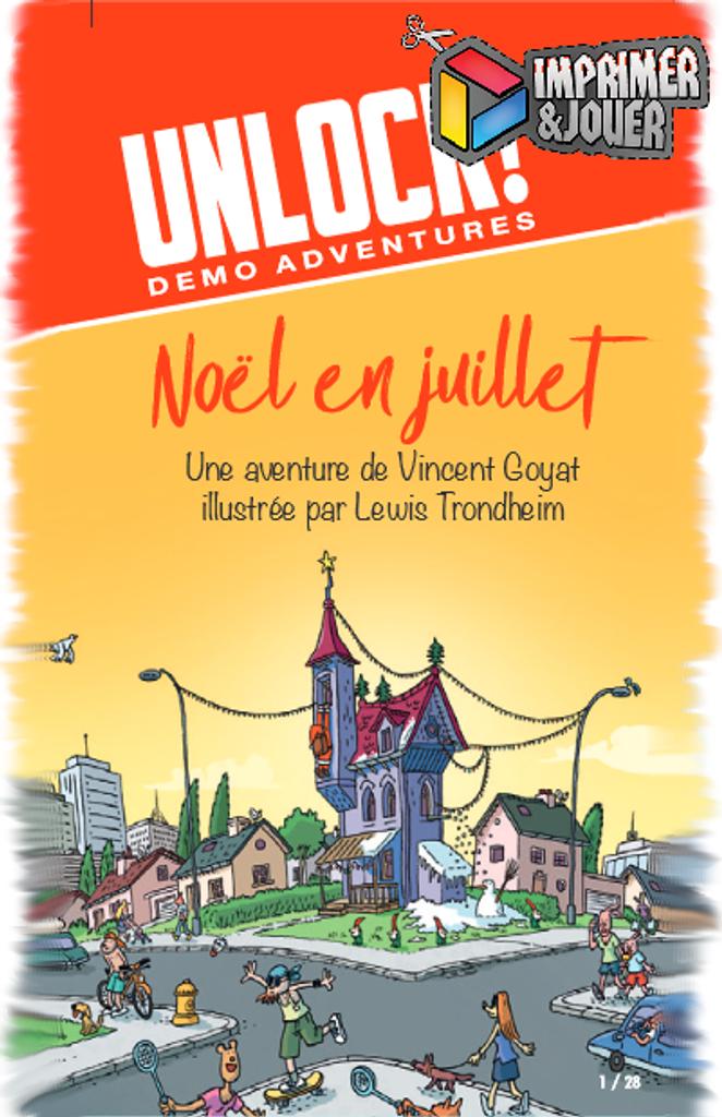 Unlock : Noël en Juillet : Print & Play | Vincent GOYAT. Auteur